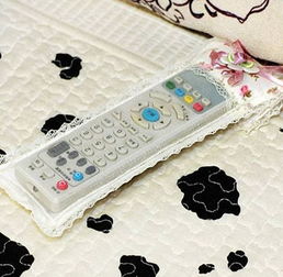 精致生活巧心思 创意布艺蕾丝遥控器套，懒人居家必备