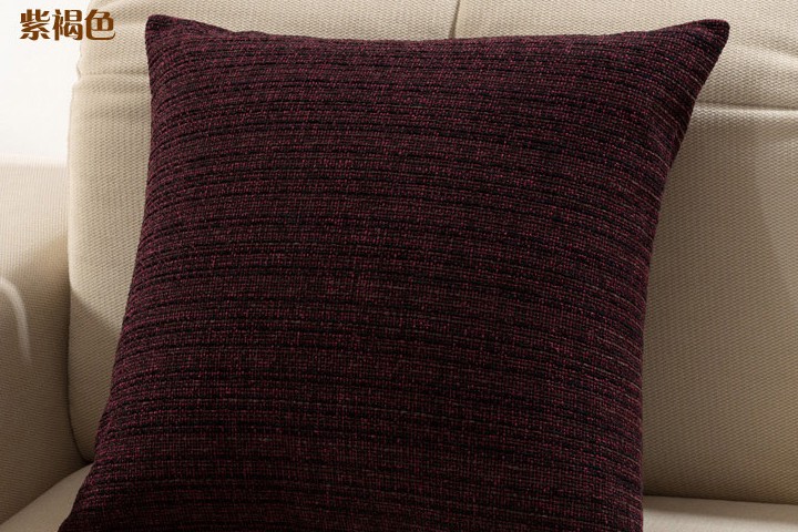 玛帝纯色亚麻沙发靠垫 新古典时尚布艺，点亮家居软饰的艺术